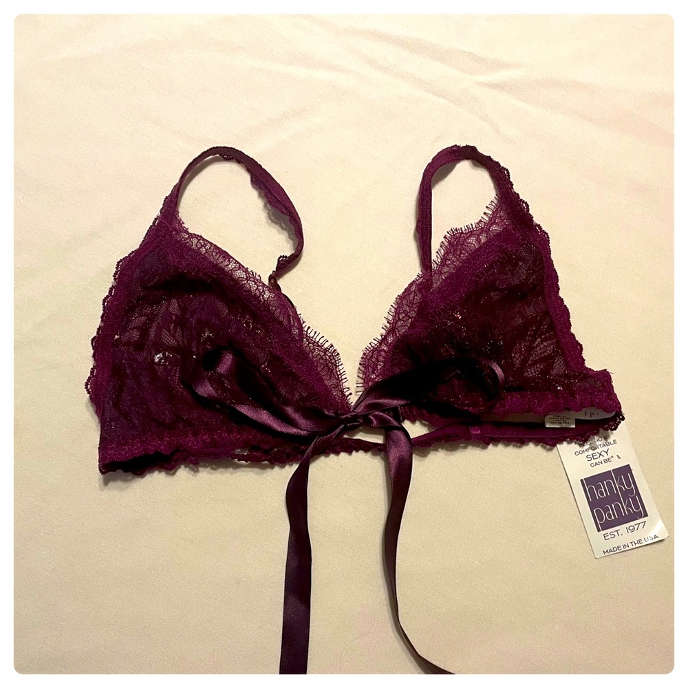 Hanky Panky Leaf Lace Valentine Fashion Bralette